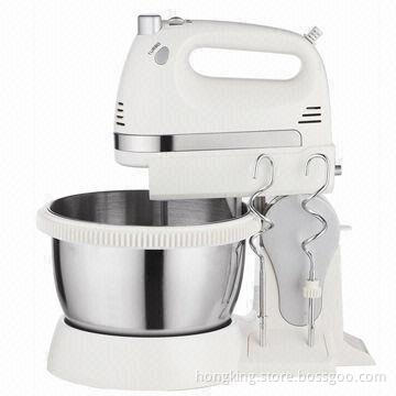 Hand Mixer with Stainless Steel Bowl, Egg Beater, Food Processor, Blender and Whisk